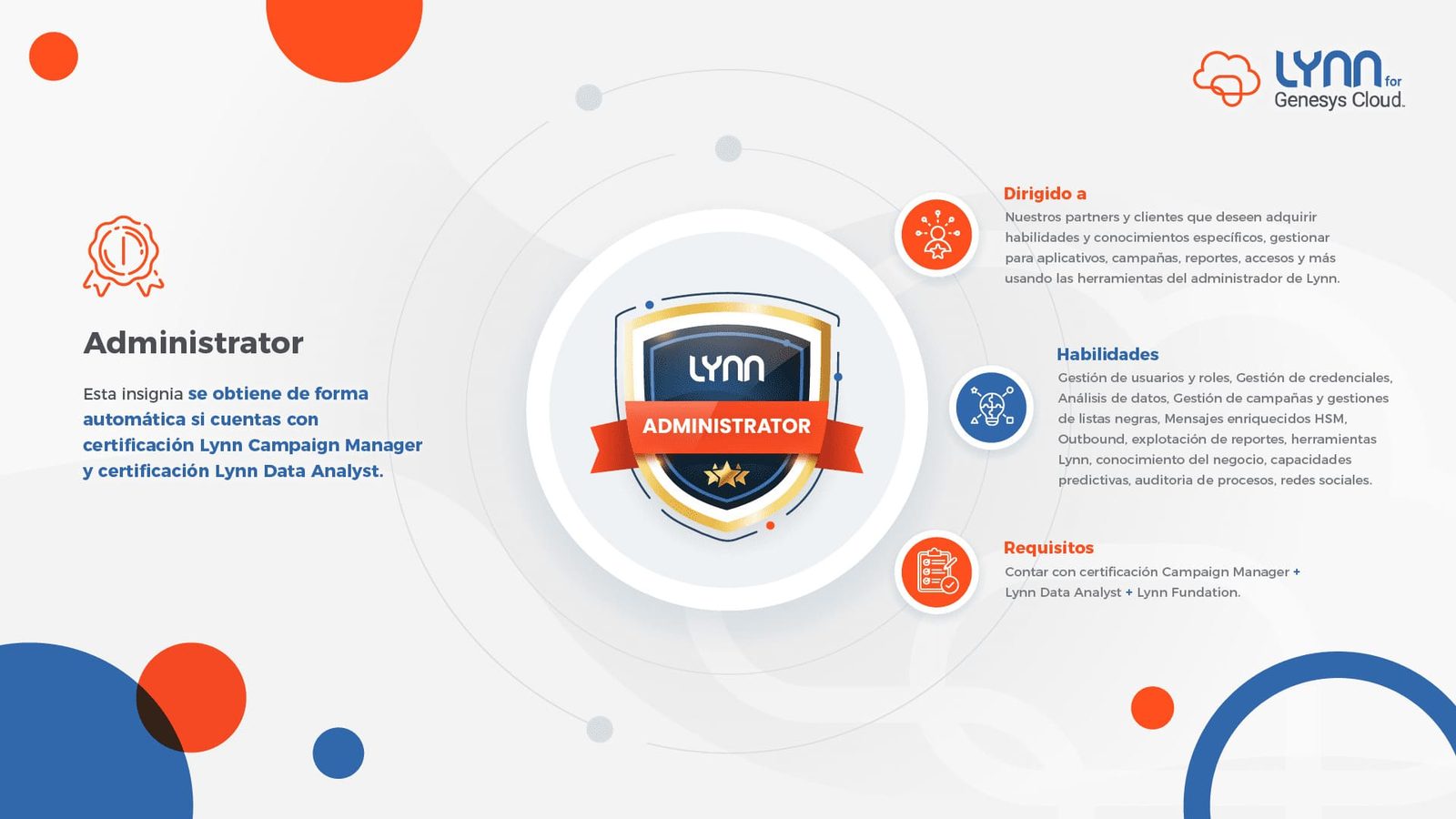Certificación Lynn Administrator