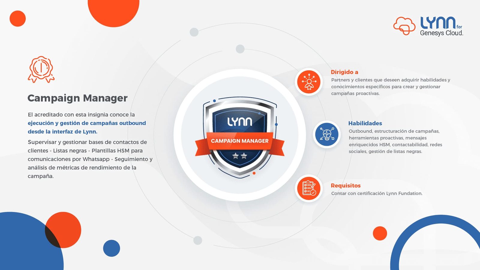 Certificación Lynn Campaign Manager