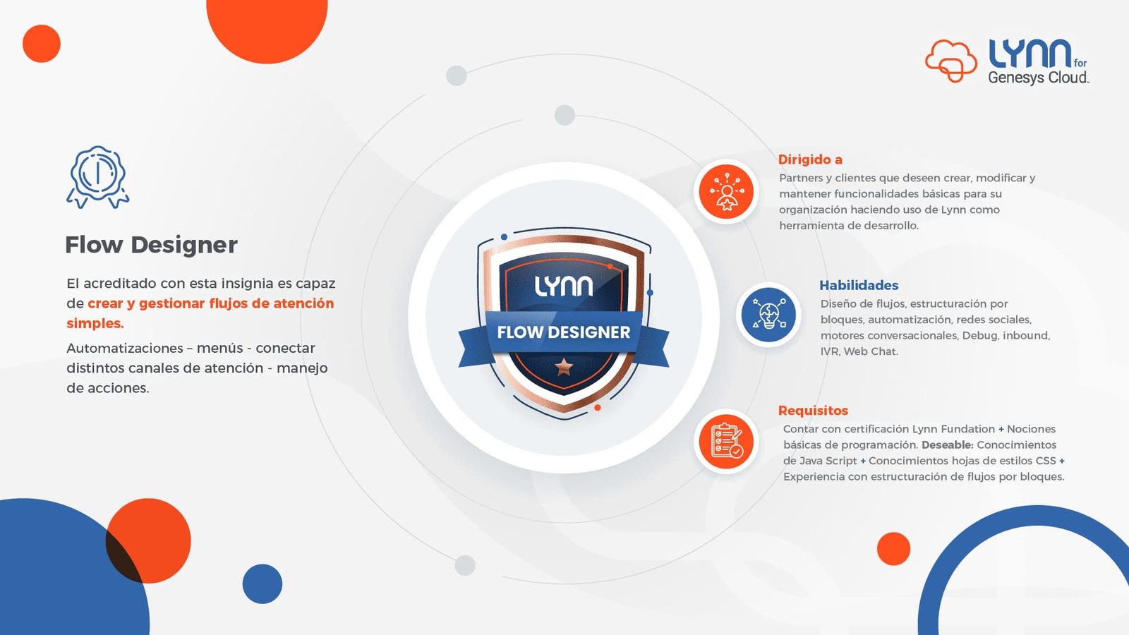 Certificación Lynn Flow Designer bronce