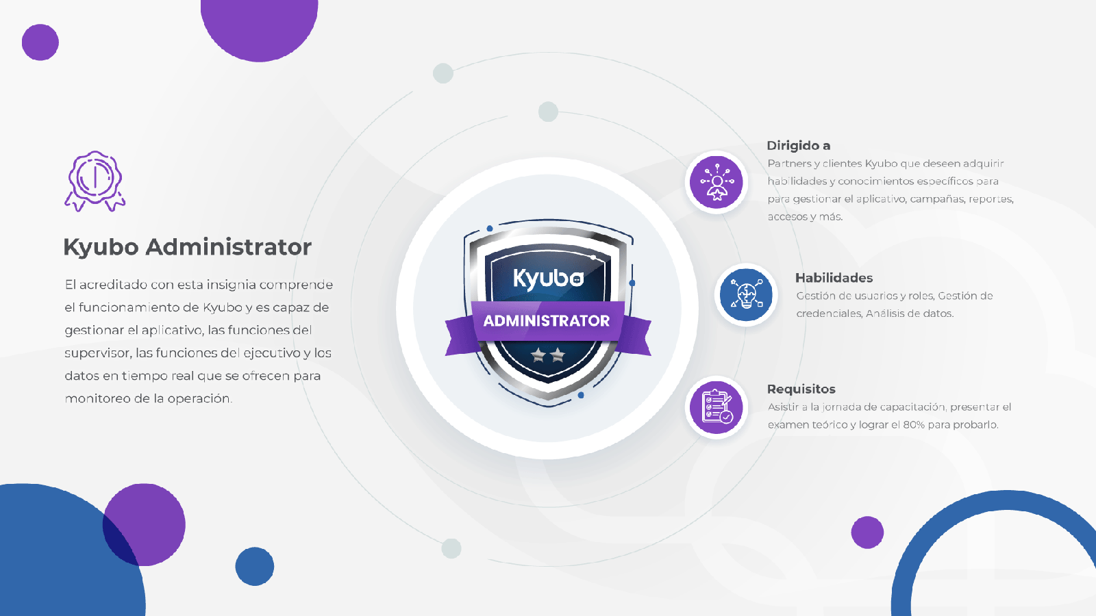 Certificación Kyubo Administrator